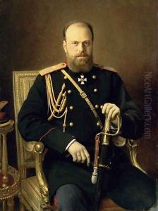Portrait of Emperor Alexander III (1845-94) 1886