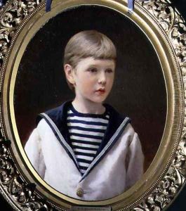 Portrait of a Boy, possibly Prince Anatoly Levin by Ivan Nikolaevich Kramskoy