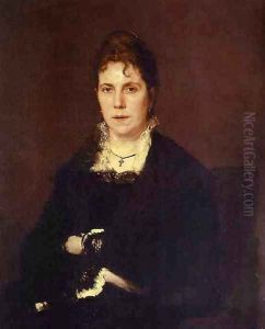 Portrait of Sophia Kramskaya, the Artist's Wife by Ivan Nikolaevich Kramskoy