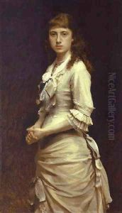 Portrait of Sophia Kramskaya, the Artist's Daughter by Ivan Nikolaevich Kramskoy