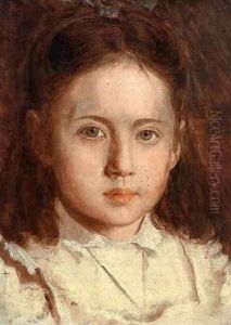 Portrait of Sonya Kramskaya, the Artist's Daughter