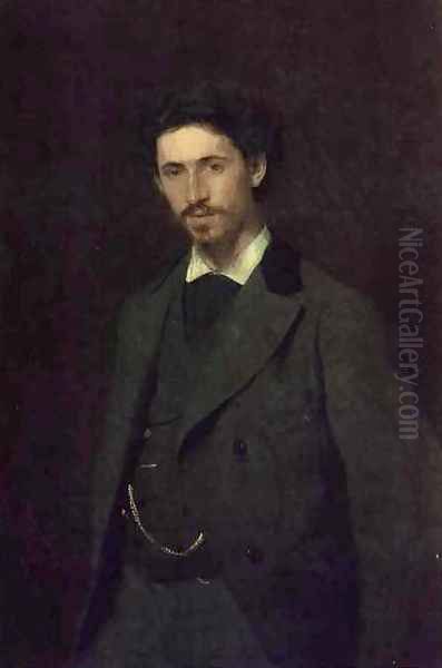 Portrait of Ilya Efimovich Repin, 1876 - view 1