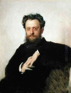 Portrait of Professor A. Prachov (1846-1916), 1879 by Ivan Nikolaevich Kramskoy