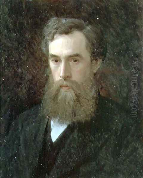 Portrait of Pavel Mikhailovich Tretyakov (1832-98) 1876 by Ivan Nikolaevich Kramskoy
