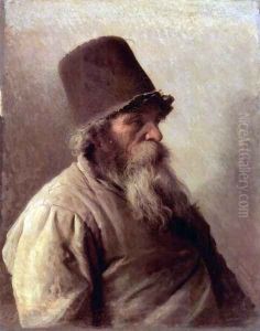 Village Elder by Ivan Nikolaevich Kramskoy