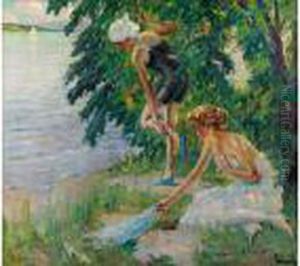 Hochsommer Am Starnberger See by Edward Alfred Cucuel