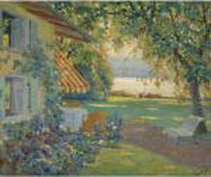 Der Garten Des Malers (the Artist's Garden On Lake Starnberg),villa Mussinan Der Garten Des Malers (the Artist's Garden On Lake Starnberg),villa Mussinan