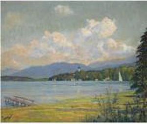Am Starnberger See (lake Starnberg) by Edward Alfred Cucuel