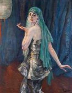 Portraitbildnis anneliese Wolff by Edward Alfred Cucuel