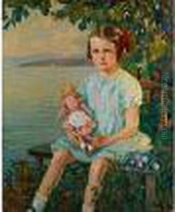 Madchenportrait by Edward Alfred Cucuel
