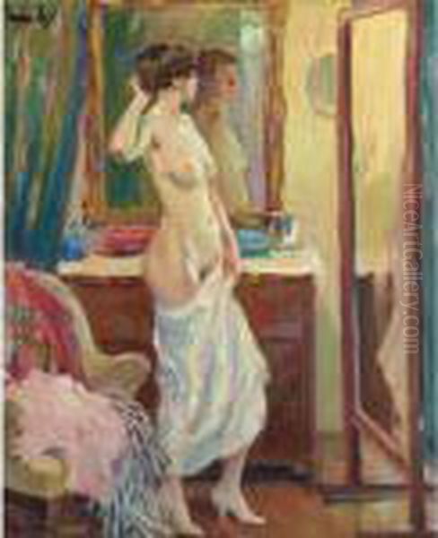 Vor Dem Spiegel (the Looking-glass) - view 1