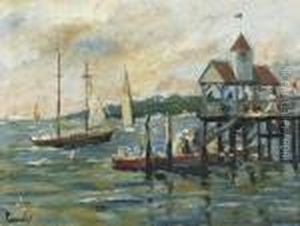 Boats By A Pier