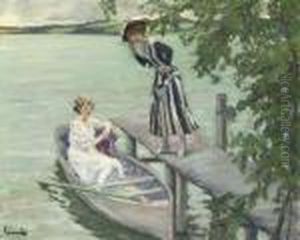 An Afternoon Boating by Edward Alfred Cucuel