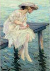 Abend Am See (evening By The Lake) by Edward Alfred Cucuel