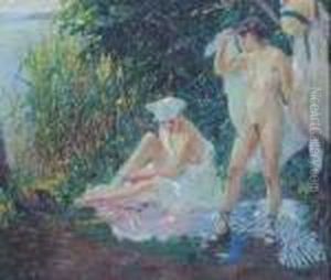 Badende Nymphen by Edward Alfred Cucuel