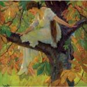 Wood Nymph (baumnixe) by Edward Alfred Cucuel