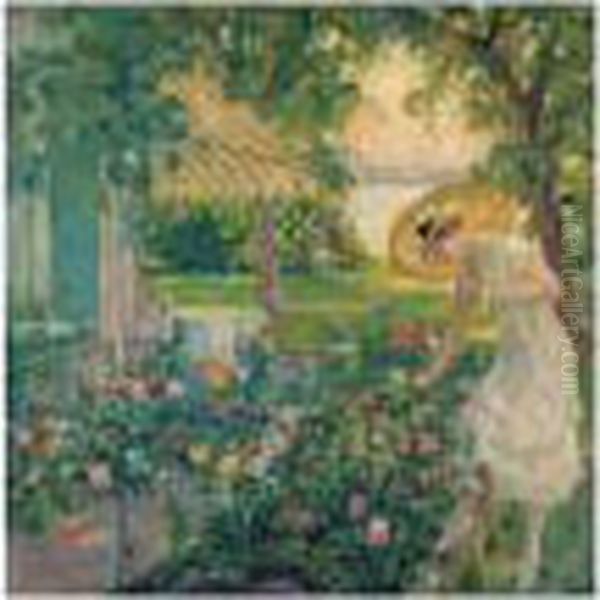 Im Rosengarten (in The Rosegarden) - view 1