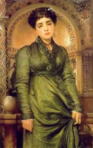 Girl In Green by Lord Frederick Leighton
