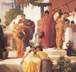 Captive Andromache [detail: right] by Lord Frederick Leighton