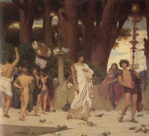 The Daphnephoria [detail: right] by Lord Frederick Leighton