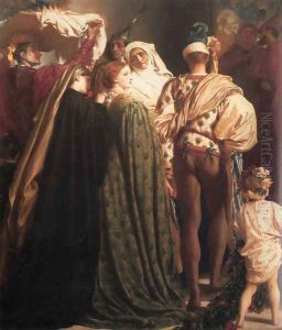 Dante in Exile [detail: left] by Lord Frederick Leighton
