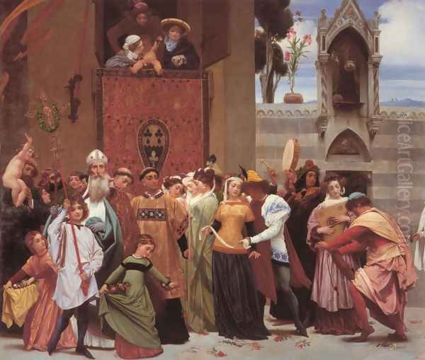 Cimabue's Celebrated Madonna [detail left] - view 1