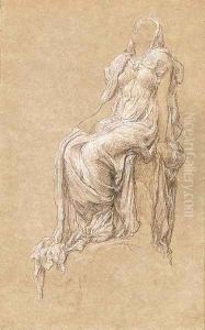 Study for 'The Spirit of the Summit' by Lord Frederick Leighton