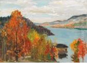 Lac Tremblant, Autumn by Maurice Galbraith Cullen