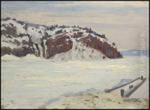 Winter, Lac St. Jean, Pq by Maurice Galbraith Cullen