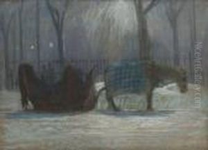 Red Sleigh by Maurice Galbraith Cullen