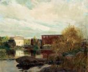 Sault Aux Recollets by Maurice Galbraith Cullen