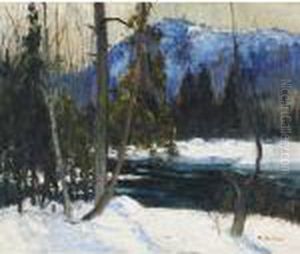 Clear Winter""""""""s Day, Laurentians by Maurice Galbraith Cullen
