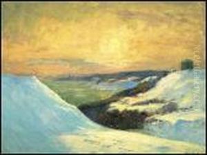 Winter View Of The Sillery, Pq, From The Plains Of Abraham by Maurice Galbraith Cullen