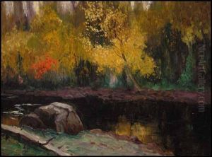 Lower Cache, Autumn by Maurice Galbraith Cullen