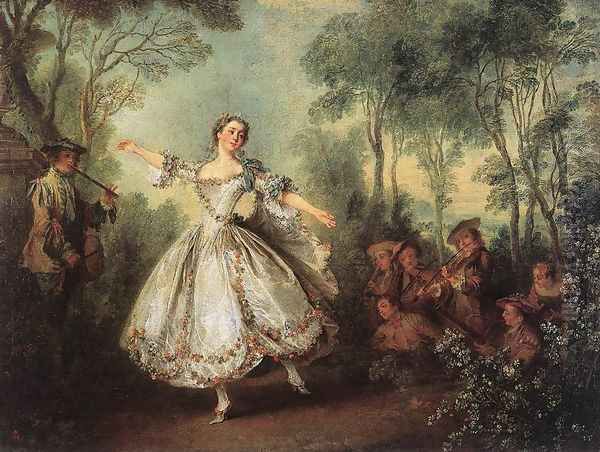 Mademoiselle de Camargo Dancing 1730 - view 1