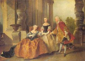 A Scene from Corneille's Tragedy "Le Comte d'Essex" 1734