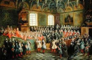 Bed of Justice Held in the Parliament at the Majority of Louis XV