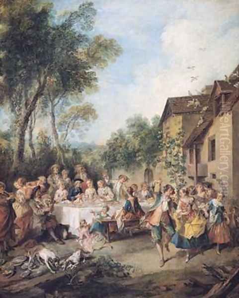Wedding Feast in the Village - view 1