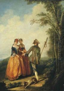 Le Berger Indecis by Nicolas Lancret