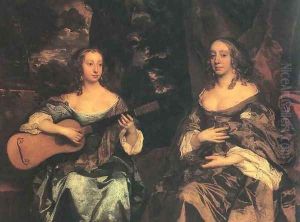 Two Ladies of the Lake Family c. 1660 by Sir Peter Lely