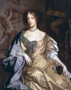 Portrait of Queen Mary of Modena 1658-1718 by Sir Peter Lely