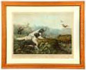 American Field Sports, A Chance For Both Barrels by Currier & Ives Publishers