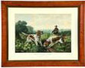 American Field Sports, Retrieving by Currier & Ives Publishers