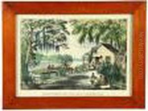 Good Times On The Old Plantation by Currier & Ives Publishers