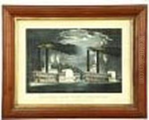 Midnight Race On The Mississippi by Currier & Ives Publishers