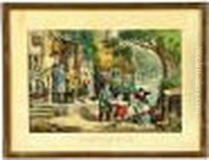 Sale Of The Pet Lamb by Currier & Ives Publishers
