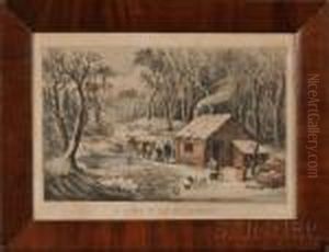 A Home In The Wilderness by Currier & Ives Publishers