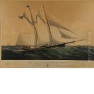 The Yacht "henrietta" 205 Tons by Currier & Ives Publishers