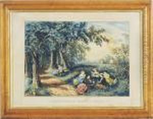 Childhoods Happy Days by Currier & Ives Publishers