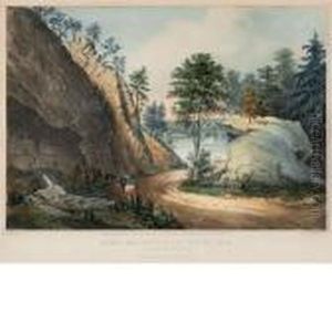 The Hudson, From West Point by Currier & Ives Publishers